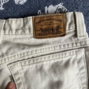 rare 1992 cream levi’s